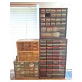 GUN SMITHING HARDWARE-  CONTENTS OF 5 ORGANIZERS