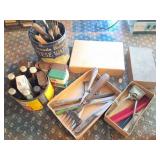 VINTAGE KITCHEN AND VANITY ITEMS