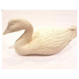 CERAMIC DUCK- SIGNED AND DATED