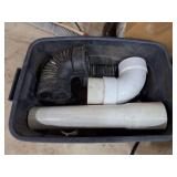 3 TOTES OF PVC AND TILE CONNECTORS