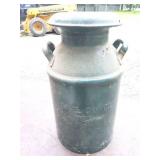 VINTAGE MILK CAN WITH LID- GABEL CRY CO- REG- LID