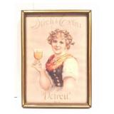 STROHS EXTRA - DETROIT MICH.- FRAMED ADVERTISING-