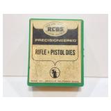 RCBS- 9MM LUGER RN- 3 DIE SET- IN ORIGINAL HOLDER