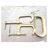 3- HEAVY DUTY C CLAMPS