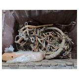 VINTAGE HORSE BIT LOT- GREAT FOR DECOR