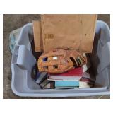 WISON BASEBALL-SOFTBALL GLOVE-- AND VINTAGE BOOKS