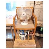 CHAIR-FAN- AND ALL HARDWARE AND CAULKING -