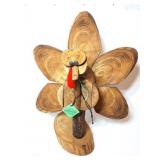 WOODEN TURKEY DECOR ITEM- WOODSTACK WILDLIFE-