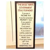 GOVERMENT- STEALING YOUR MONEY SIGN-