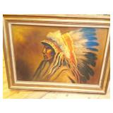 ORIGINAL OIL PAINTING ON CANVAS- FRAMED- VERY