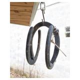OUTDOOR HORSESHOE HANGING DECOR