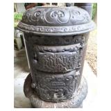 ROUND OAK- CAST IRON STOVE- ESTATE IF P.D.