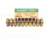 257 ROBERTS- REMINGTON- BOX OF 20 CARTRIDGES