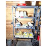 METAL SHELF -NO CONTENTS