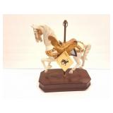 MUSICAL CAROUSEL HORSE- #- 1109- APPROXIMATELY 12