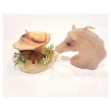 HORSE COLLECTOR CANDLES- 2 CANDLES