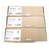 BAMBU- PLA MATTE- 3D PRINTER FILAMENT- 3 BOXES