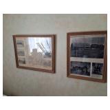 VINTAGE MAP OF WARREN FRAMED AND HALMICH FARM