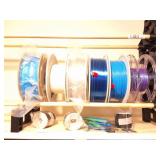 3D PRINTER FILAMENT- 2 NEW AND 4 PARTAIL ROLLS