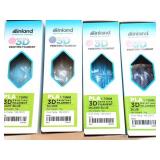 INLAND 3D PRINTING FILAMENT- PLA- 1.75MM4 BOXES