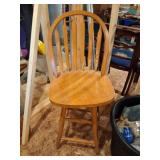 HIGH BACK ROTATING BAR STOOL