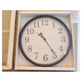 LARGE WALL CLOCK STILL IN BOX- APPROXIMATELY 24