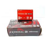 FEDERAL 38 SPL- AMERICAN EAGLE- 2 FULL BOXES OF