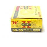 WINCHESTER 30-30- SUPER X- OME BOX OF 20