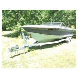BOAT- WITH 2 MERCURY MERCRUISER ALPHA ONE IN
