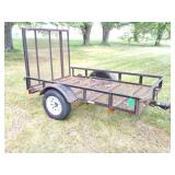 SINGLE AXLE LANDSCAPE TRAILER