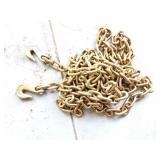 NEW - 5/16' CHAIN- LONG-HAS 2 HOOKS