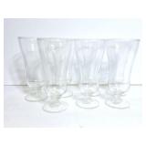 7 TALL MIXED DRINK GLASSES