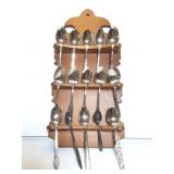 SPOON DISPLAY- WOOD RACK