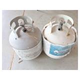 2- PROPANE TANKS- BOTH ARE 30 LBS