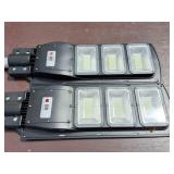 2- SOLAR- LED - STREET LIGHTS WITH BRACKETS