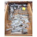 FLATWARE LOT- LARGE QUANTITY OF ASSORTED NEW AND