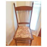 VINTAGE WOODEN CHAIR- WITH CUSHION