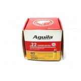 AGUILA 22 SUPER EXTRA-OPEN BOX OF 250 ROUNDS