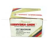 FEDERAL 357 MAGNUM- 20 ROUNDS- 158 GRAIN- HYDRA