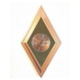 SETH THOMAS WALL DIAMOND CLOCK-  APPROXIMATELY 28
