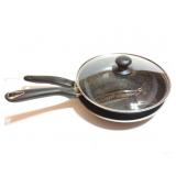 IMUSA- SKILLET WITH LID AND ANITHER SKILLET
