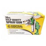 CENTRAL PNEUMATIC-20 OZ. HVLP GRAVITY SPRAY GUN-
