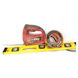 GORILLA TAPE- SKIL SABRE SAW- 2 FOOT LEVEL
