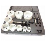 WARRIOR HOLE SAW KIT- UNUSED IN STORAGE CASE