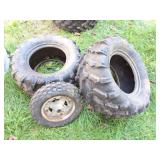 MIXED TIRES AND WHEEL