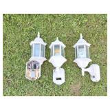 3 OUTDOOR ELECTRIC LIGHTS