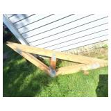 2 SMALL WOODEN TRUSSES