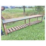 HEAVY STEEL WORK TABLE - STATION