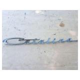 CATALINA VINTAGE CAR BADGE- EMBLEM