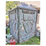 CAMO PAINTED PLASTIC PORTA POTTY-
